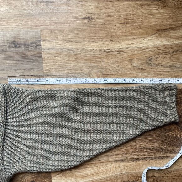 Vtg HANDCRAFT LTD Sweater Knitwear Thick 100% Pure Wool V-neck Chunky Medium - Picture 5 of 10